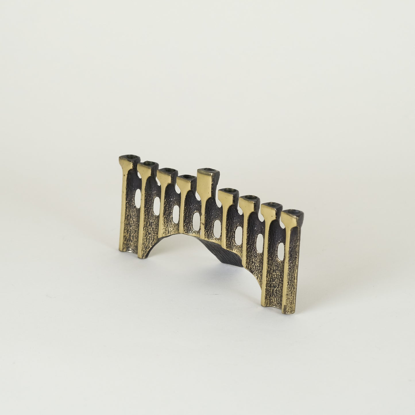 Vintage Hen Holon Brass Menorah