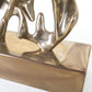 Vintage Eli Karpel Brass Sculptural Menorah