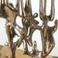 Vintage Eli Karpel Brass Sculptural Menorah