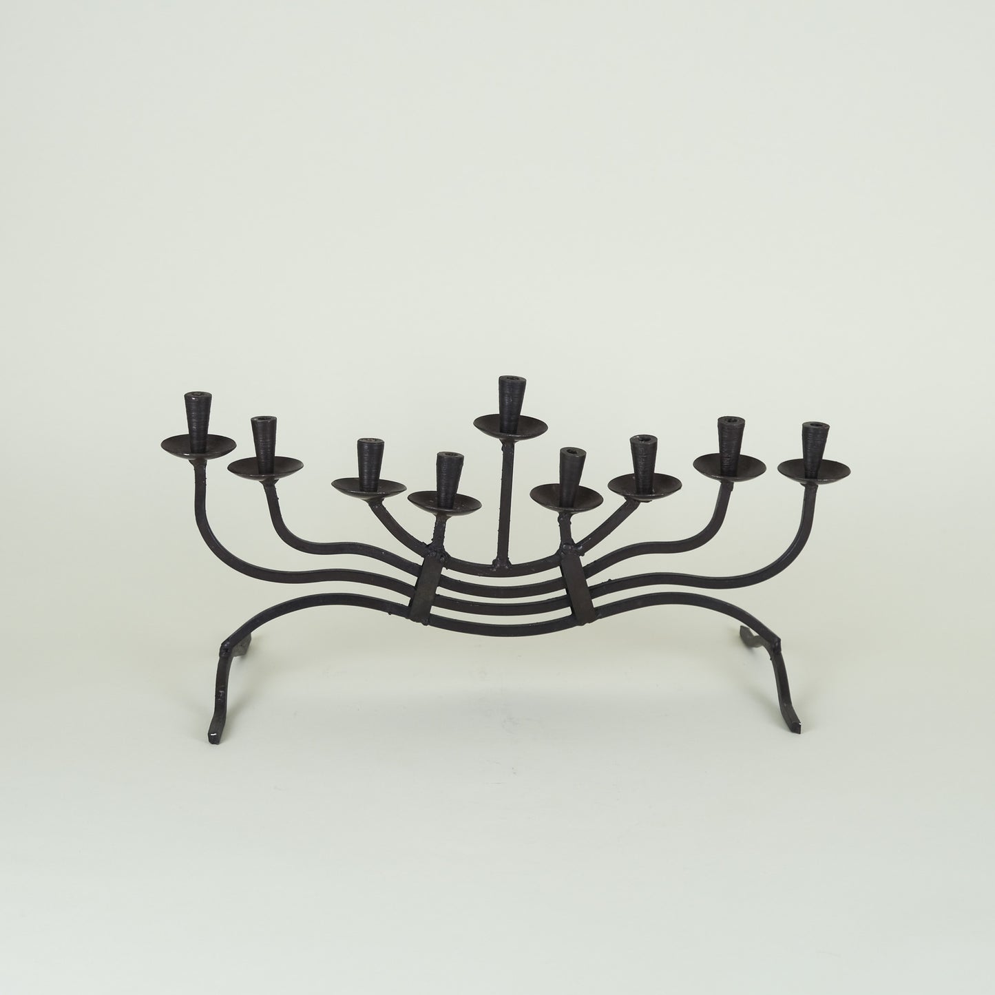 Vintage Iron Branched Menorah