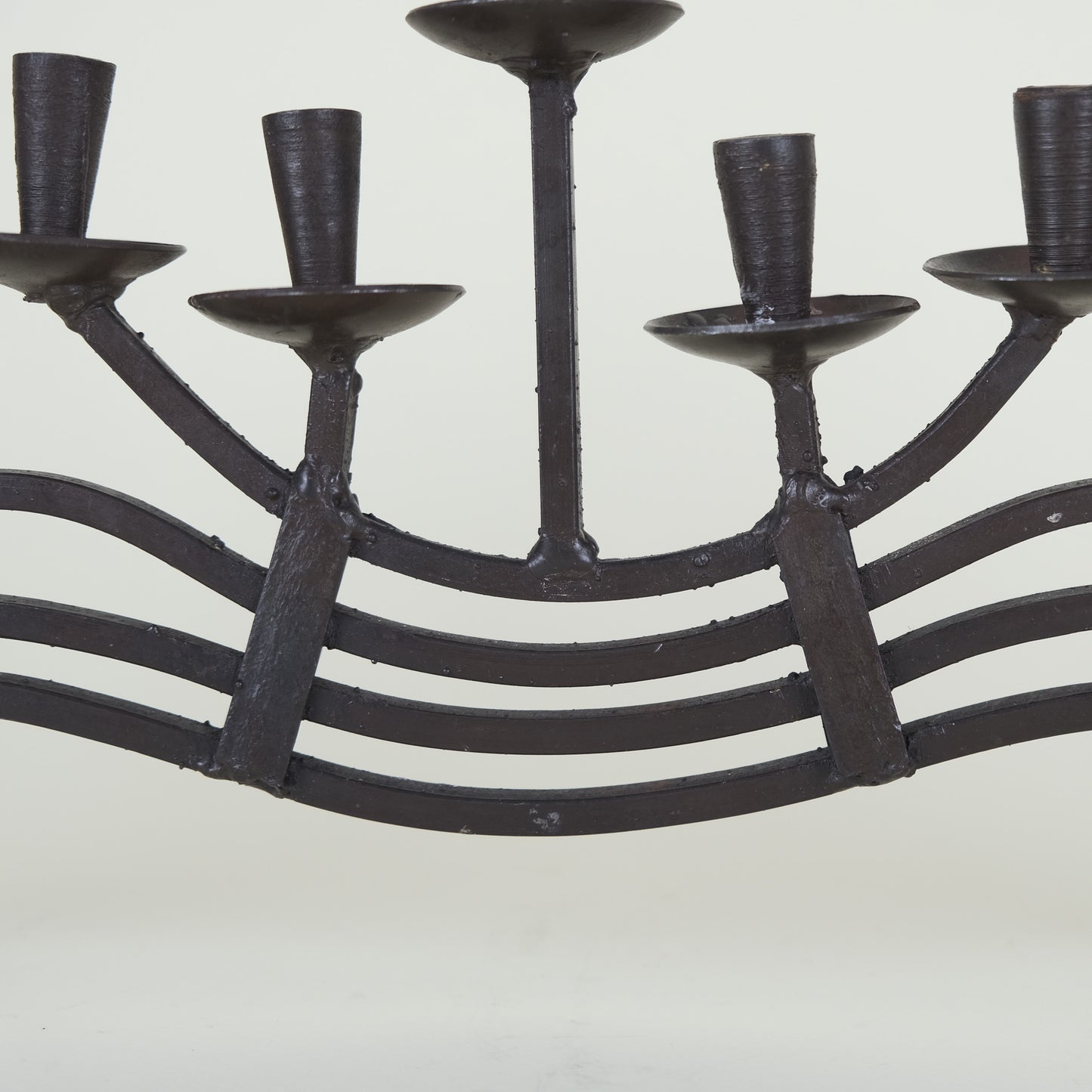 Vintage Iron Branched Menorah