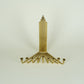 Vintage Midcentury Gold Plated Wall Hanging Menorah