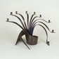 Vintage Large Handmade Sculptural Menorah