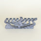 Vintage Metal Wavy Menorah